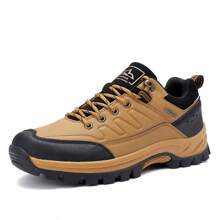 Nuevos zapatos de senderismo para hombres de moda, con suela de goma gruesa, zapatos deportivos para hombres, tenis cómodos y transpirables para caminar