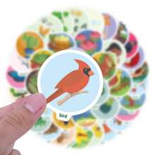 50Pcs Nature Stickers Insect Stickers Animal Stickers Bird Stickers Cute Stickers Stickers Aesthetic Stickers Vinyl Waterproof Stickers Aesthetic Laptop Sticker Pack Skateboard Stickers Water Bottle Stickers Notebook Stickers School Supplies,Back To School