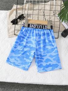 1 pieza Shorts de verano para niño pequeño, aptos para playa, deportes al aire libre, transpirables y cómodos para uso casual