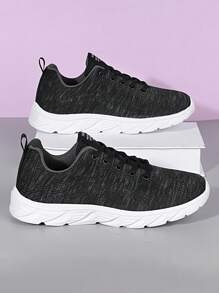 Men's Running Sneakers, Thick Sole, Ultra-Light, Comfortable Soft Bottom Shock Absorbing Casual Shoes, Plus Size Work Shoes, Mesh Fabric ,Gym