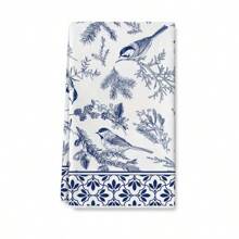 2 Pieces Set Of Kitchen Towels With Classic Retro Color Patterns Of Blue And White Porcelain, Blue And White, Soft And Absorbent Decorative Polyester Dishwashing Towels, Machine Washable, Size 40 * 60cm, Suitable For Decoration In Kitchens, Restaurants, Family Banquets And Parties, And Can Also Be Given As Gifts.