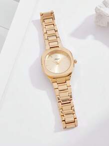 XIVIYA 1 pieza Reloj de pulsera minimalista de acero inoxidable de alta calidad unisex, diseño clásico y versátil adecuado para uso diario, social, laboral y como regalo