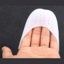 1 Pair Of Toe Protective Covers, Toe Silicone Protection, Toe Care Dance Forefoot Pad, High Heel Half Size Pad