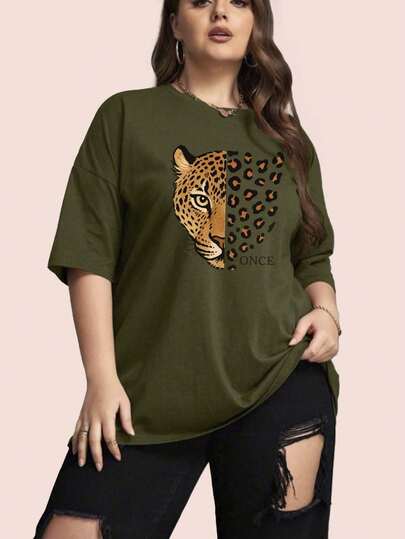 Camiseta Oversized Feminino Plus Size