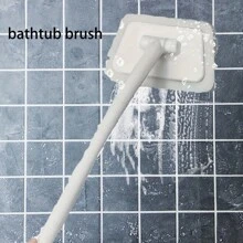 1pc Multifunctional Cleaning Brush Wall Brush Long Handle Detachable Household Floor Bathtub Brush Tile Sponge Cleaning Brush Free Gift Suitable For Multiple Scenes Cleaning Tools