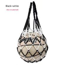 1 pezzo Borsa a rete in nylon spesso per il trasporto di pallavolo, pallacanestro, pallone da calcio, borsa per l'allenamento sportivo