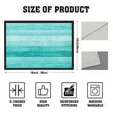 4/6 Stücke Set rote, graue, schwarze, weiße geometrische quadratische lebendige moderne kreative Tischsets - hochwertiges Leinenmaterial, leicht zu reinigen, geeignet für Küche, Esszimmer Dekoration, Feiertags-Tischdekoration, Heimdekoration - Rot - Übersicht 17