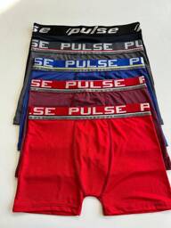 KIT 4 Cuecas Boxer Adulto Masculina  Lisa Microfibra