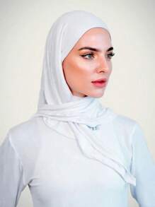 1 pièce Foulard triangulaire antidérapant et respirant pour femmes, bonnet de doublure de couleur unie décontracté, peut être utilisé comme bandeau de sport, confortable et frais pour un port quotidien