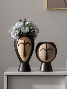 1 Peça Vaso de Flor em Estilo Vintage de Cerâmica, Vaso Decorativo Criativo, Acessório de Decoração de Mesa, 2 Tamanhos, Adequado para Decoração de Casa, Quarto, Hotel, Restaurante, Presente de Formatura, Lembrança de Casamento