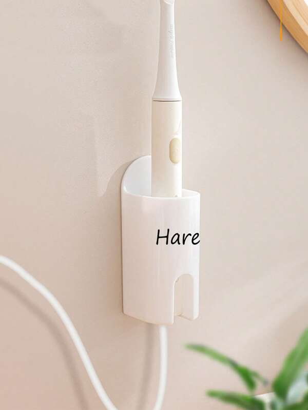 Selbstklebender elektrischer Zahnbürstenhalter nach Maß, individuelle Wandhalterung Badezimmer Aufbewahrungsregal, ohne Strombedarf, einfache Installation, geeignet als Weihnachts-/Halloween-Geschenk & Badezimmer-Dekoration Herbstdekoration