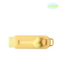 1pc Macaron-Colored Rubber Eraser, High-Attractive Heart-Shaped Telescopic Design, Clean Erasable Student Stationery, Back To School Season Gift - Multicolor - View 17