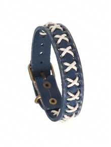 1pc Adjustable Vintage Woven Bracelet, Perfect Accessory To Complement Casual Or Formal Attire, Showcasing Personal Style And Character. Durable Snap Closure. - Multicolor - View 17