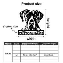 1 pieza Decoración de pared de arte de metal personalizable con salchicha dóberman con texto personalizado, silueta de perro con flores, cartel de metal para amantes de las mascotas, regalo personalizado para propietarios de perros, decoración colgante interior y exterior para amantes de los perros, regalos de Navidad, ornamentos, decoración del hogar, decoración de pared, decoración de habitación, decoración de la sala de estar, decoración de dormitorio, decoración de baño, decoración de cocina, decoración de la casa, regalos personalizados, regalos personalizados, decoración de jardín al aire libre