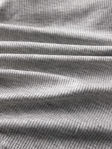 3pcs Women Solid Ribbed Camisole With Chest Pad, Casual Backless Cropped Tank Top