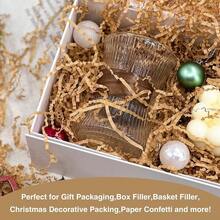 2LB Crinkle Cut Paper Shred Filler For Bag Gift Box Basket Confetti Paper Shreded Stuffing Decoration For Valentine's Day Holiday Party (Red) - Kraft - View 6