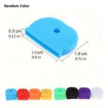 10 pièces de couvre-clés en silicone vibrant - codés par couleur, identification facile, durables et résistants à la poussière pour les clés de porte des hommes. Organisation pratique et design , identifiez facilement vos clés de porte ! (Couleur aléatoire) Sac à dos pour l'école