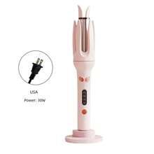 1pc Electric Automatic Hair Curler With 28mm Barrel, Rotating Curling Iron, 4 Temperature Modes, Anti-Scald Design, Loose Waves & Beachy Curls, Suitable For Hair Styling