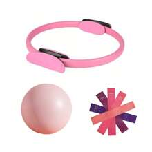 1pc Mini Fitness Ball, 9 Inch Anti-Burst And Anti-Slip Mini Pilates Ball For Stability, Fitness, Physical Therapy, Stretching And Core Strength Exercises At Home Gym And Office