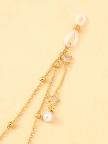 1 chiếc Dây chuyền mặt ngôi sao phong cách Âu Mỹ màu vàng, thiết kế gợi cảm cho nữ, thích hợp cho hộp đêm mùa hè - Vàng - Xem 4