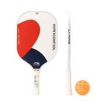 LI-NING 李宁 HYPERCONTROL“520”情人节限量版匹克球拍套装，包含一副球拍和两个匹克球 ACPV071 - 黑色+白色 - 查看 8