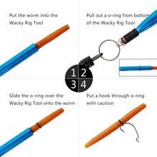 Herramienta de gusano loco Reaction Tackle, anillos en O locos, aparejo loco, gusanos de plástico estilo Senko - Herramienta de camuflaje PLUS 125 juntas tóricas + 10 ganchos - Ver 7