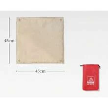 Alfombra de protección contra incendios para barbacoa, estera para acampar, Picnic, barbacoa, planchado de alta temperatura, alfombra ignífuga para exteriores e interiores, 1 ud. - Beis - Ver 3