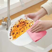 10pcs Highly Absorbent Super Soft Microfiber Cleaning Cloths - Lint-Free, Strong Water Absorption, Non-Oil Stain, Suitable For Washing Dishes, Furniture, Outdoor Cleaning, Reusable & Washable, Slouchy Wiping Cloth