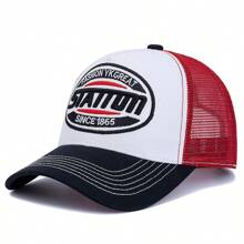 JZML 1pc Men's Letter Embroidered Truck Driver Cap