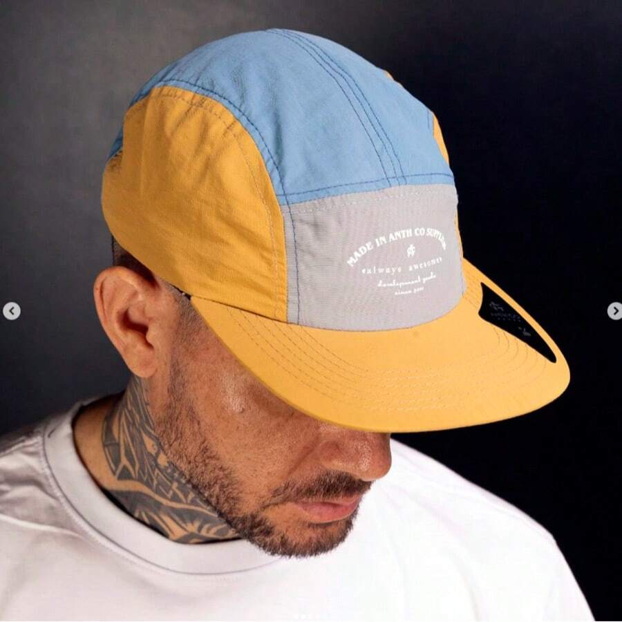 Anth Co Brim Five Panel Aways Original Waterproof Protected Cap - 0 - Xem 1