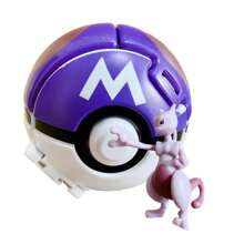 pokemon 1 set/2 pezzi 1 Pokeball + 1 Giocattolo modello Pokemon, Pallina Sorpresa Pokemon con animale domestico che salta fuori, Giocattolo da collezione divertente, Perfetto come regalo di compleanno, Souvenir per feste