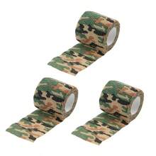 6 Rolls Self-Adhesive Sports Bandages, Hunting Bandages, Breathable Elastic Adhesive Bandages, Suitable For Sports, Outdoor Camping, Hunting, Firearms, Outdoor Military Hunting Camera Grip Protection Bandages - Multicolor - View 16