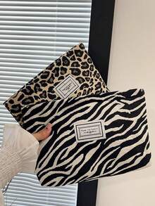 Bolsa de Cosméticos de Grande Capacidade com Estampa de Zebra e Leopardo, Bolsa de Toucador Portátil, Organizador de Cuidados com a Pele, Bolsa de Embreagem de Viagem Simples, Decoração de Quarto, Bolsas, Bolsa de Maquiagem, Penteadeira, Viagem, Bolsa de Maquiagem, Itens Essenciais de Viagem, Organizador, Armazenamento, Itens Essenciais de Viagem, Organizador de Maquiagem, Bolsas de Maquiagem, Bolsa de Toucador, Organizador de Mesa, Bolsa de Cosméticos, Nécessaire de Maquiagem, Organizador de Maquiagem, Acessórios de Penteadeira, Nécessaire de Maquiagem, Bolsas de Maquiagem, Bolsa de Maquiagem, Bolsa de Maquiagem, Bolsas de Maquiagem, Bolsa de Cosméticos, Organizador de Maquiagem, Viagem, Nécessaire de Maquiagem, Bolsa, Penteadeira, Nécessaire de Maquiagem, Itens Essenciais de Viagem, Bolsa, Bolsas de Maquiagem, Bolsas, Itens Essenciais de Viagem, Acessórios de Penteadeira, Bolsa de Maquiagem Pequena, Nécessaire de Maquiagem, Bolsa de Cosméticos, Itens Essenciais de Viagem, Grande Capa