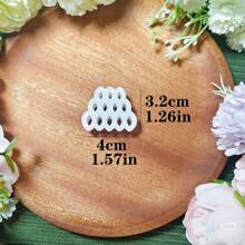 1 Stück/4 Stücke niedliche Mini Blütenblatt weiche Ton Polymer Rose Blatt Ausstecher Form Werkzeug für Schmuck Ohrringe Selbermachen