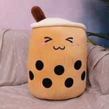 1 pieza Cojín de peluche con perla de té con leche - Muñeco de peluche del mismo estilo - Peluche super suave - Regalo para seres queridos - Muñeco - Expresión de dibujos animados linda - Varios juguetes de peluche de té con leche - Opción perfecta para bebés que no pueden beber té con leche - Muñeco - Muñeco - Regalo perfecto - Regalo de cumpleaños - Regalo ideal - Regalo premium - Regalo - Muñeco - Muñeco