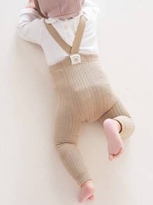 1 Piece Kids Weightlifting Straps,All-Season Knit Fabric, Solid Color, Hand Wash Only, Belly Protection For Children, Elastic Baby Pantyhose