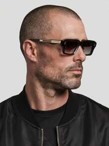 SeeBand Gafas de moda con montura cuadrada rectangular para hombres y mujeres, gafas de diseñador con estilo retro de los 90