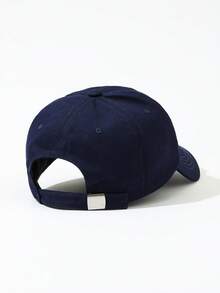 DareSee 1顶可调节韩流休闲刺绣男女棒球帽 1989纽约美式遮阳帽 中性纯色遮阳帽 音乐节 Y2K音乐节 返校季 秋冬季礼物 音乐节 - 藏蓝色 - 查看 4