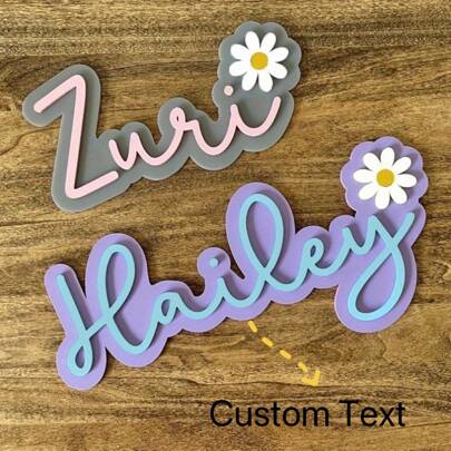 1 Stück personalisierter 3D-Acryl-Namensmagnet, Geschenk für beste Freundin, Geschenk für sie zum Valentinstag personalisiert, personalisierte Namenmagnete, Kühlschrankmagnet, Schließfachmagnet, einzigartiges Geschenk zu Halloween und Weihnachten