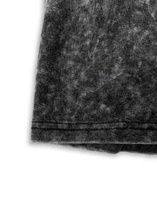 Quần short nữ ES TRUS mùa hè màu đen bạc màu, phong cách đường phố cá tính, thoải mái, thời trang retro dễ phối đồ, phong cách Y2K công sở, phù hợp cho hoạt động ngoài trời, phong cách punk Mỹ cổ điển, quần short đơn giản có túi trước, giặt hàng ngày. - màu đen - Xem 4