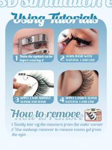 BTLLSSH 7pairs Cat Eye False Eyelashes