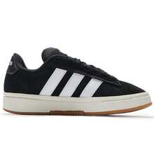 Adidas Men's And Women's Tennis Shoes GRAND COURT ALPHA 00s Comfortable Sports Casual Shoes JR0543 - Black/White/Resin Yellow - View 2