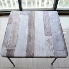 Square Fitted Tablecloth With Elastic Edge Tropical Palm Leaves Design, Outdoor Square Card Table Tablecloth For Indoor Kitchen Decor