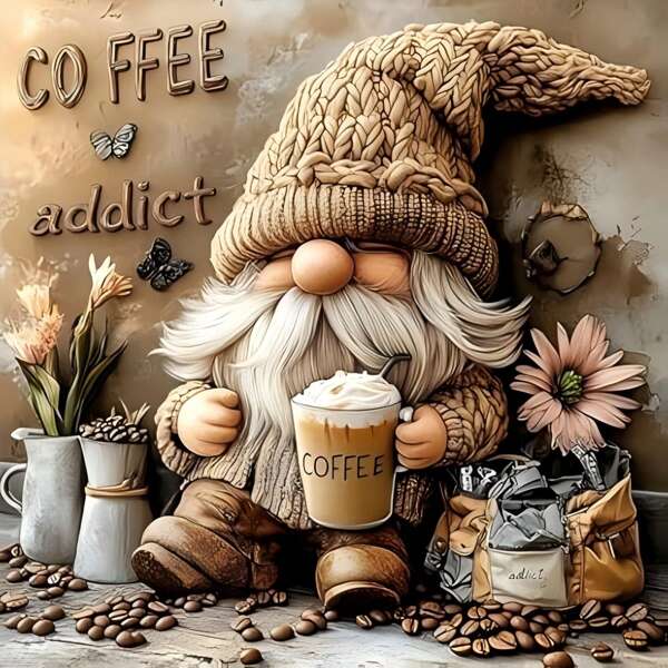 Novo kit faça você mesmo de pintura diamante 5D - Padrão com tema de gnomo, arte com diamante em tela sem moldura, vários tamanhos, decoração de parede em mosaico colorido, adequado para sala de estar, quarto, escritório, festa de festival e decoração e presente para casa