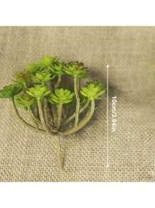 1pc Simulated Succulent Plant, Desktop Fake Bonsai, Desktop Miniature Model, Artificial Fake Stem Table Decoration, Landscape Crafts, Suitable For Sand Trays, Flower Pots, Micro Landscapes, Fairy Tale Gardens, Train Model Railways, Aquarium Decorations, Photo Props, Garden Courtyard Landscaping Decorations, Etc.