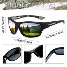 Polarized Fishing , Men's And Women's Styles, Sports Glasses, Driving, Fishing, Running, Cycling, Hiking, Anti-Glare Outdoor Glasses - Multicolor - View 4