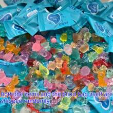 50pcs Glow-In-The-Dark Mini Blind Bags, ABS Luminous Animal & Mushroom Figurines, Aquarium, Toy House, Fairy Garden Decor, Home Decor, Mystery Gift Bags, Party Favors, Easter Decorations, Easter Gifts