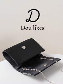 Elegant Women's Shiny Crystal Decor Mini Handbag, Suitable For Valentine's Day, Party, Date, Coin Purse, Shoulder Crossbody Bag, Celebrities Elegant For Party Girls, Women, Brides, Perfect For Gatherings, Weddings, Balls, Formal Dinners/Banquets