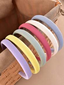6 Stücke süße einfarbige und gestreifte Stoff Stirnbänder, mädchenhafter Stil Haarband für den Kopf, Alltagsverwendung, Gesichtsreinigung, Make-up, Lässig, Sport, Date, Party, Urlaub, Geburtstag, Valentinstag, Erntedankfest, vielseitiges Haaraccessoire Geschenk Haarreif