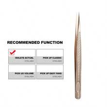 FADVAN 1/2Pcs Eyelash Tweezers Extension Black/Silver/Gold Stainless Steel Superhard Tweezers Straight And Bend Tweezer Eyebrow Volume Tweezers Set Makeup Tool High Precision Anti-Static Tweezers